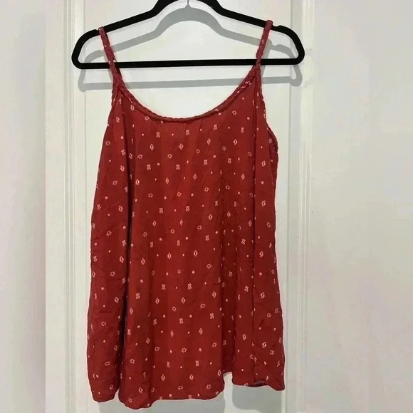 TORRID CHALLIS BRAIDED SLEEVELESS TANK SIZE 0 - Picture 6 of 7